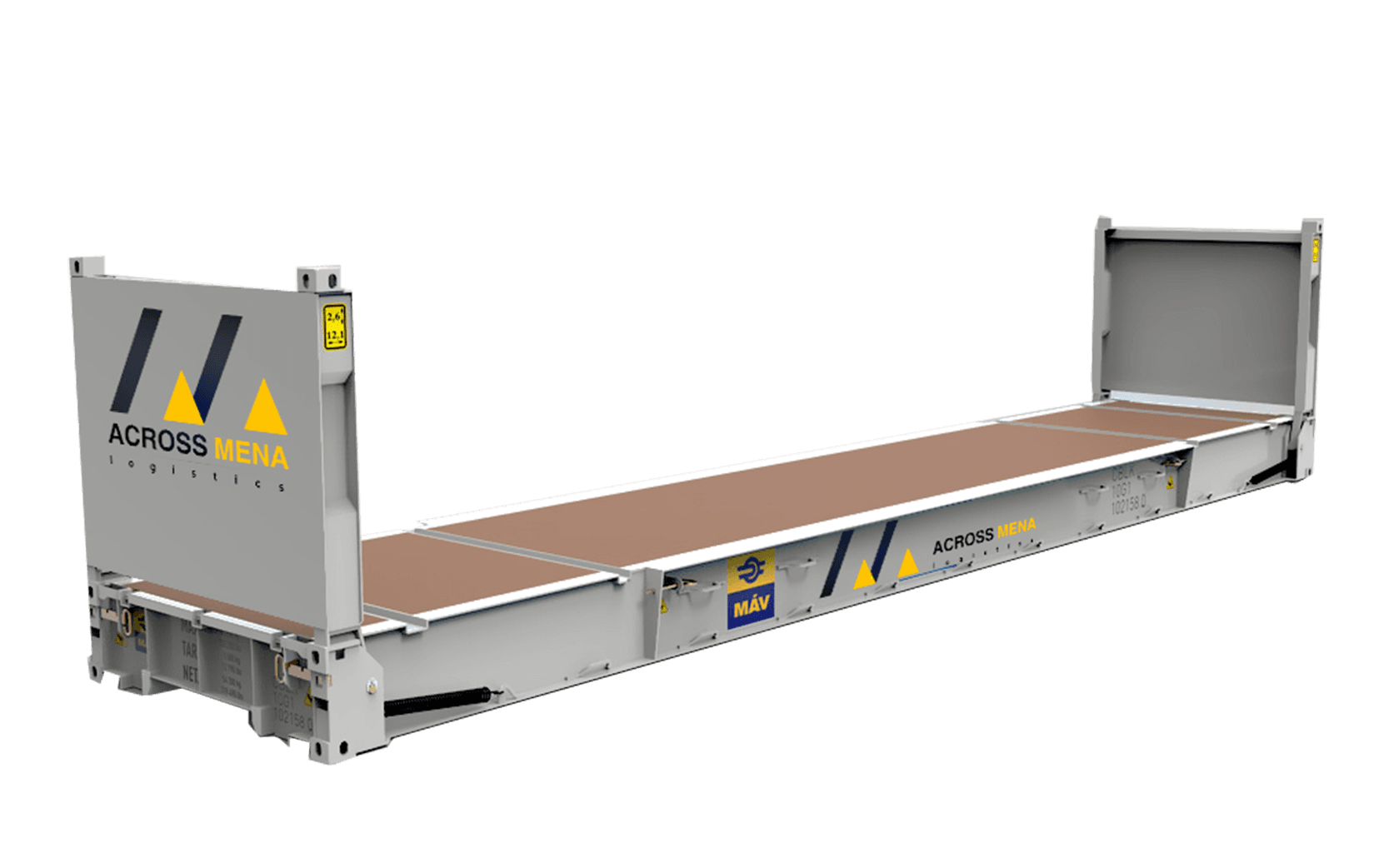 40 ft. Flat Rack Container