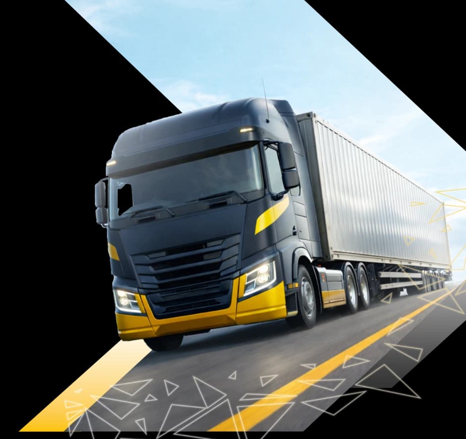 Land freight truck and logistics